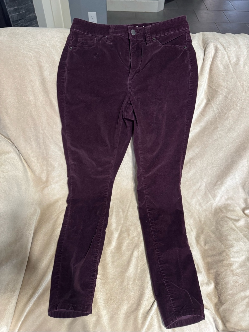 Universal Thread Plum Corduroy Skinny Pants